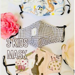 3 pieces of your choice of kids mask